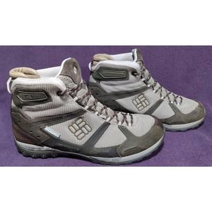 Columbia Womens US 10 Mid Brown Leather OutDry Techlite Hiking Boots